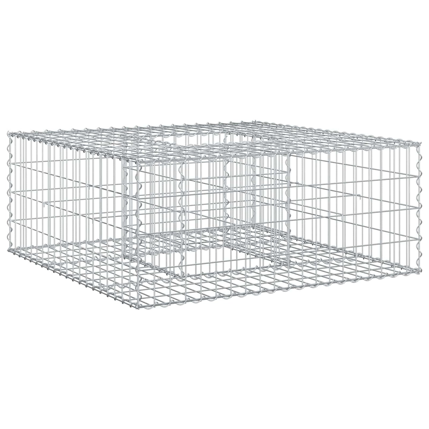 Gabionen Hochbeet Silber