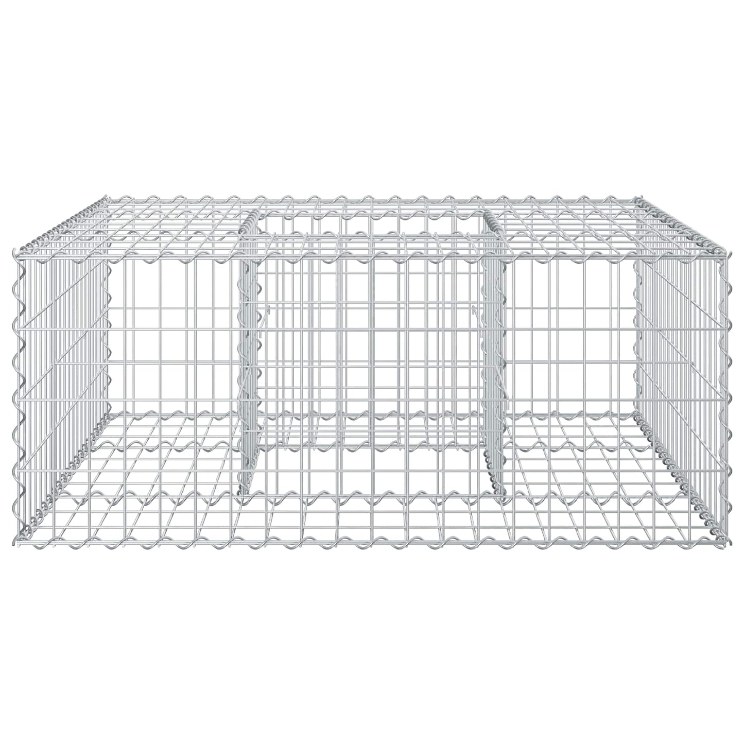 Gabionen Hochbeet Silber