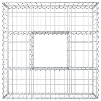 Gabionen Hochbeet Silber