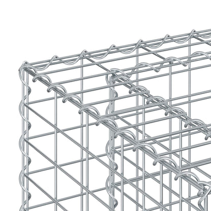 Gabionen Hochbeet Silber