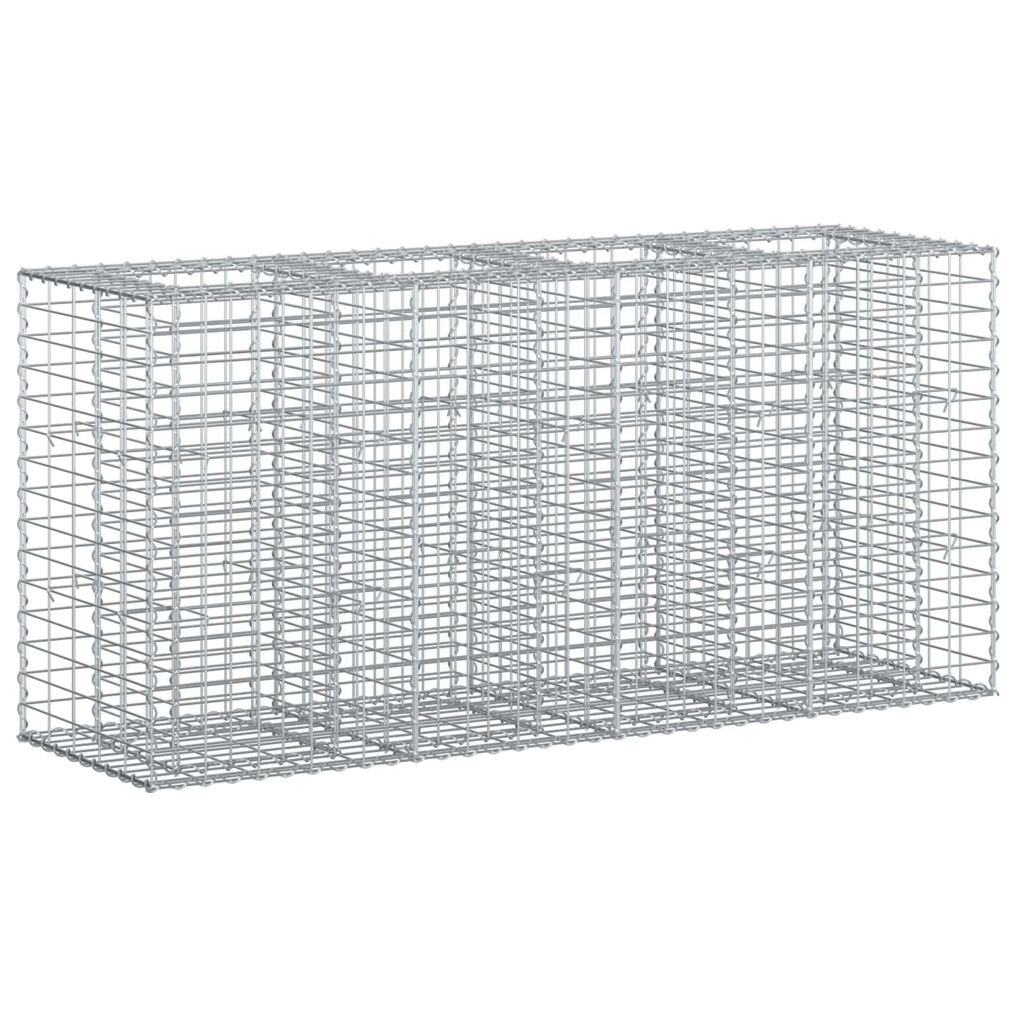 Gabionen Hochbeet Silber