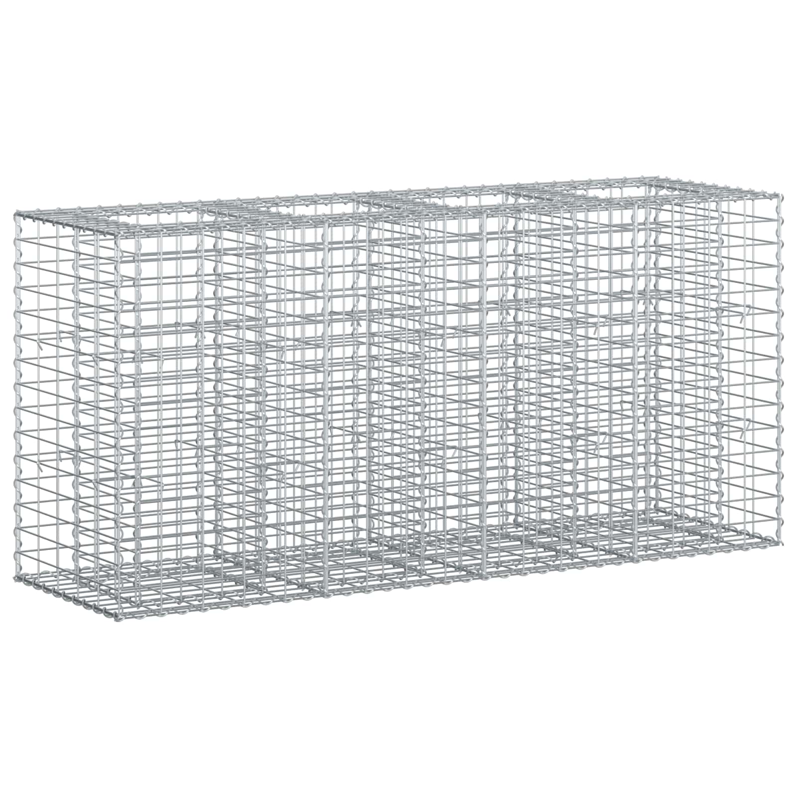 Gabionen Hochbeet Silber