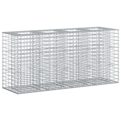 Gabionen Hochbeet Silber