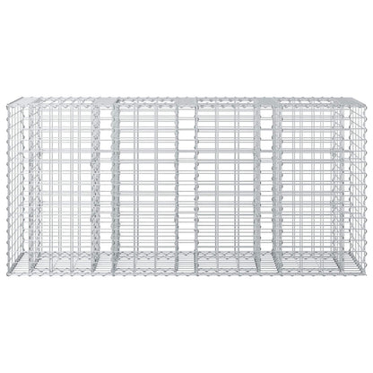 Gabionen Hochbeet Silber