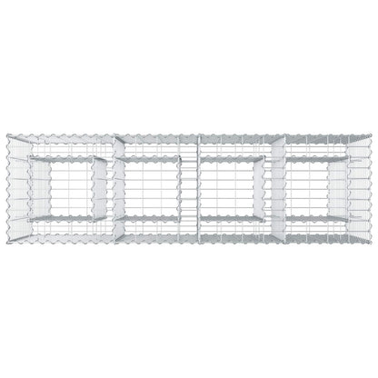 Gabionen Hochbeet Silber