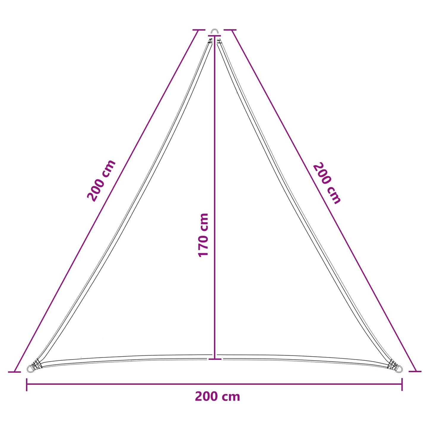 Sonnensegel Hdpe Weiß