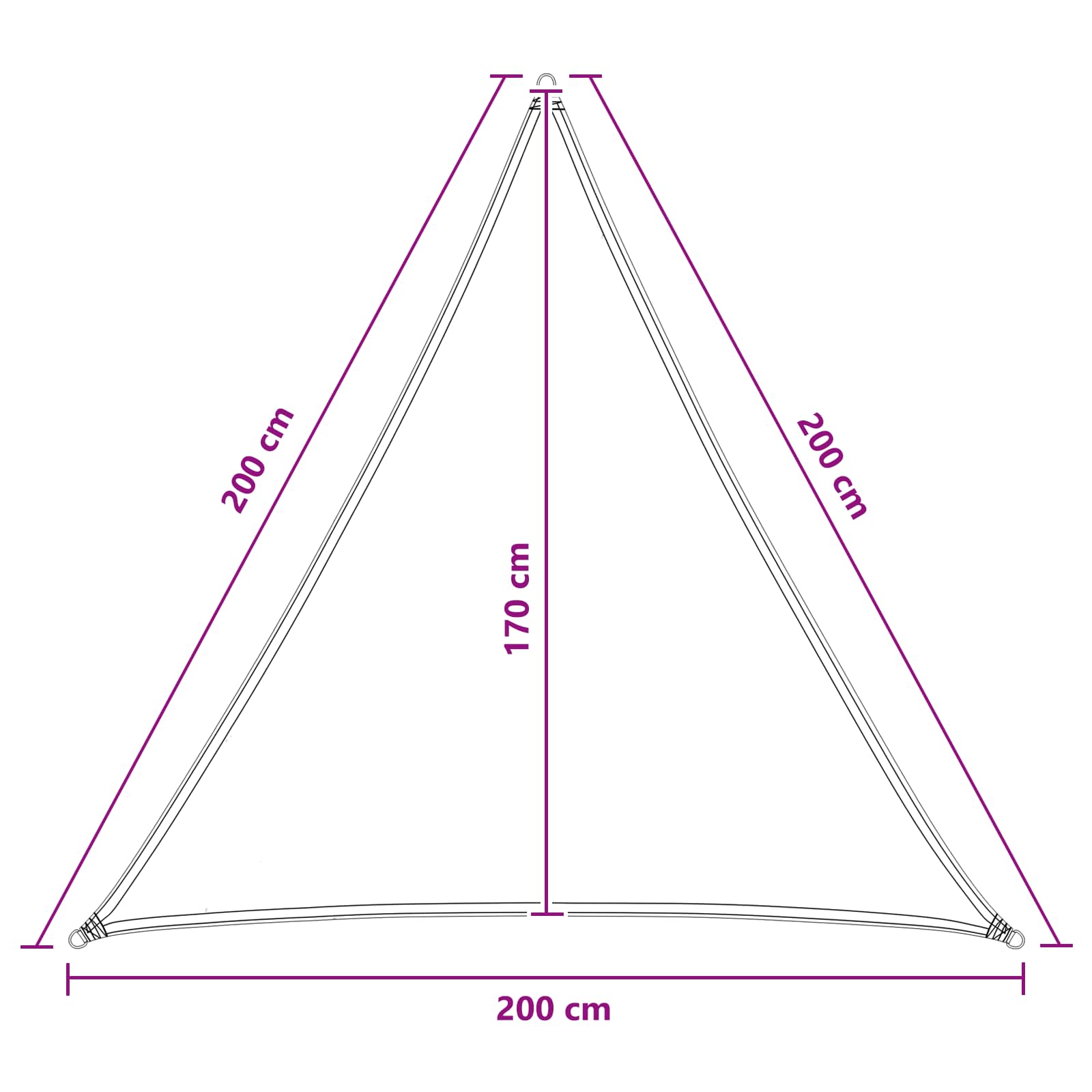 Sonnensegel Hdpe Taupe