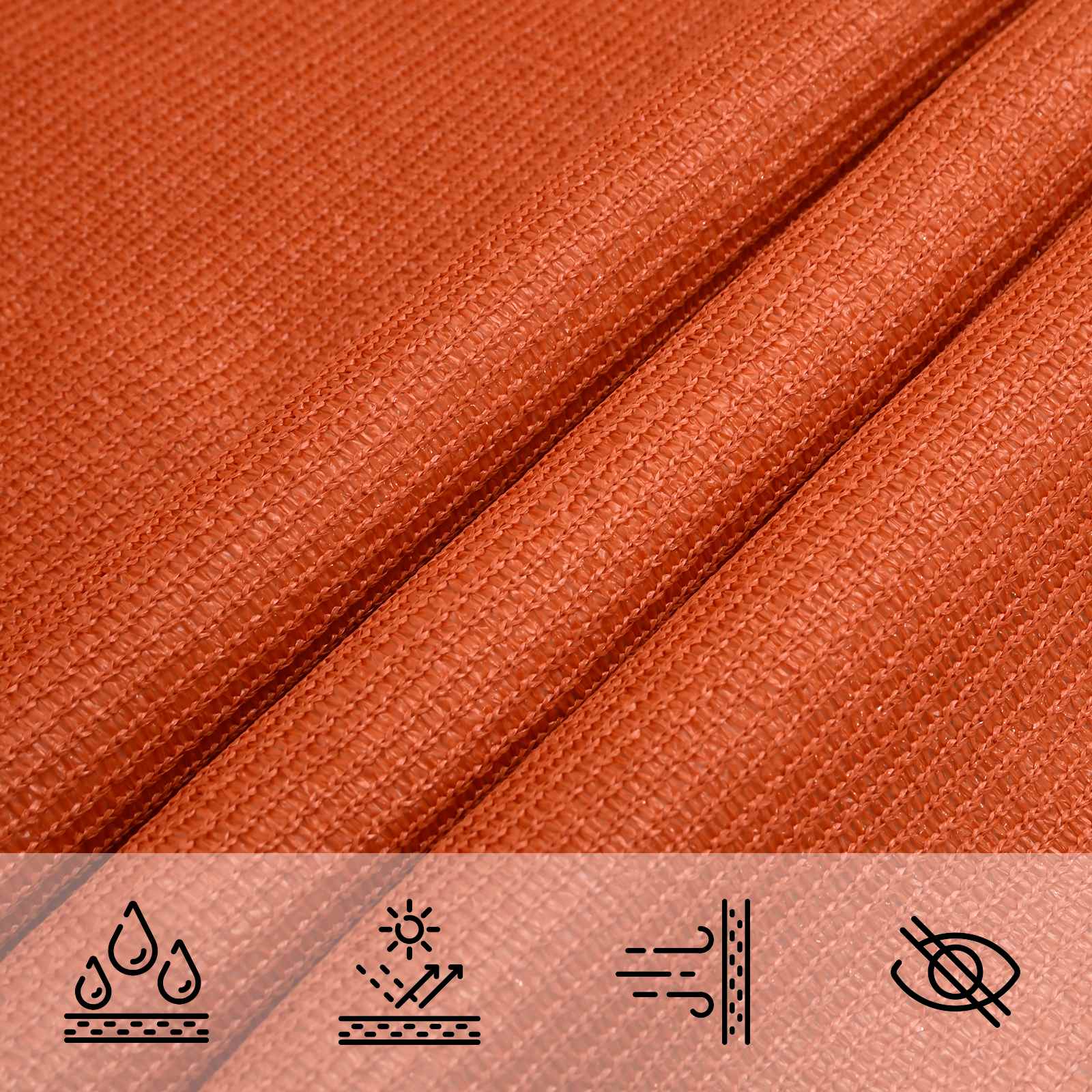 Sonnensegel Hdpe Orange