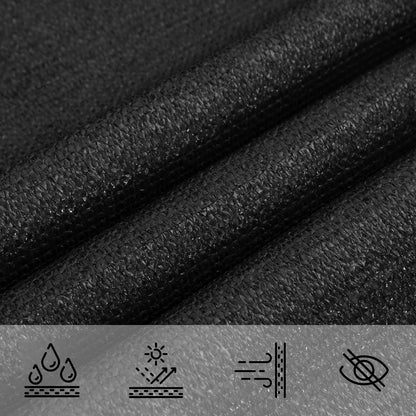 Sonnensegel Hdpe Schwarz