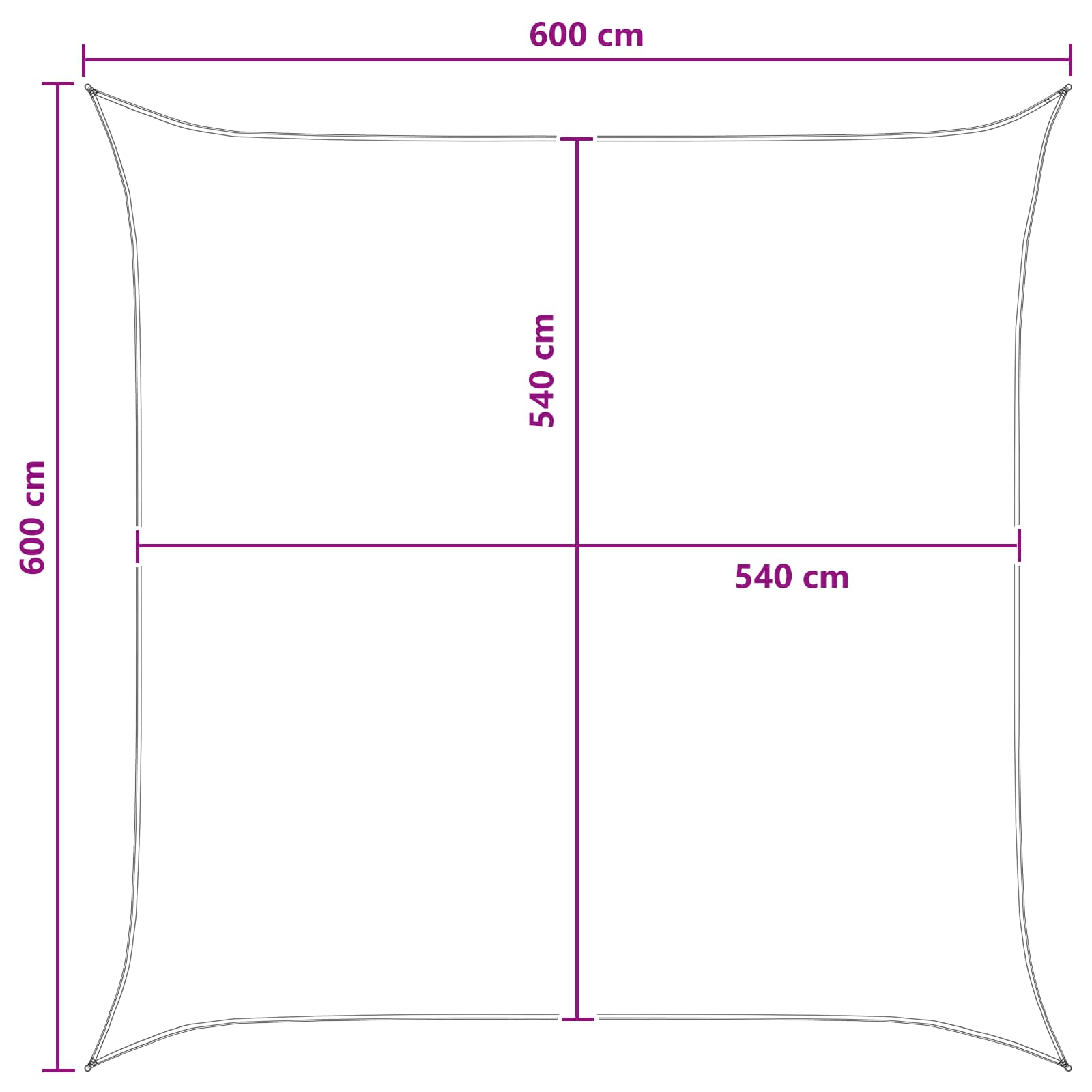 Sonnensegel Hdpe Anthrazit Und Weiß