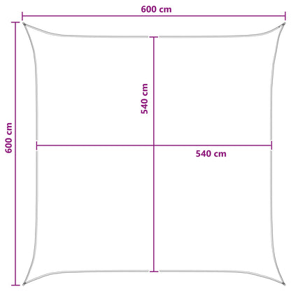 Sonnensegel Hdpe Anthrazit Und Weiß