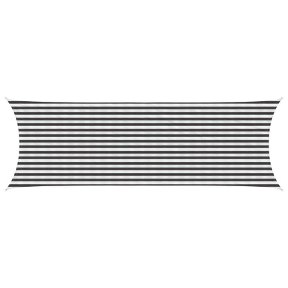 Sonnensegel Hdpe Anthrazit Und Weiß