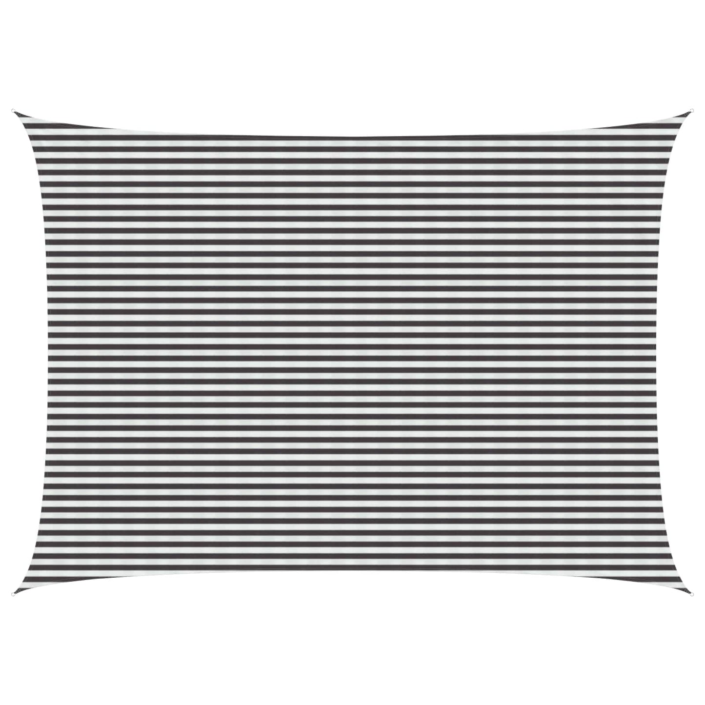 Sonnensegel Hdpe Anthrazit Und Weiß
