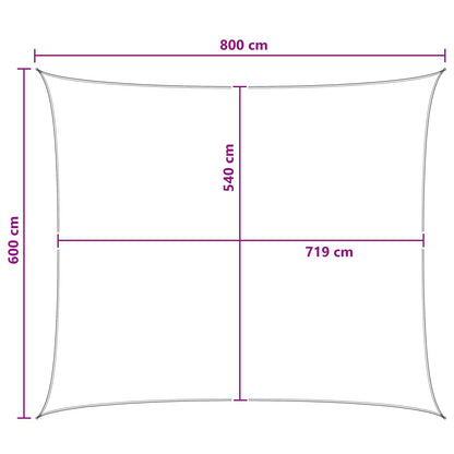 Sonnensegel Hdpe Anthrazit Und Weiß