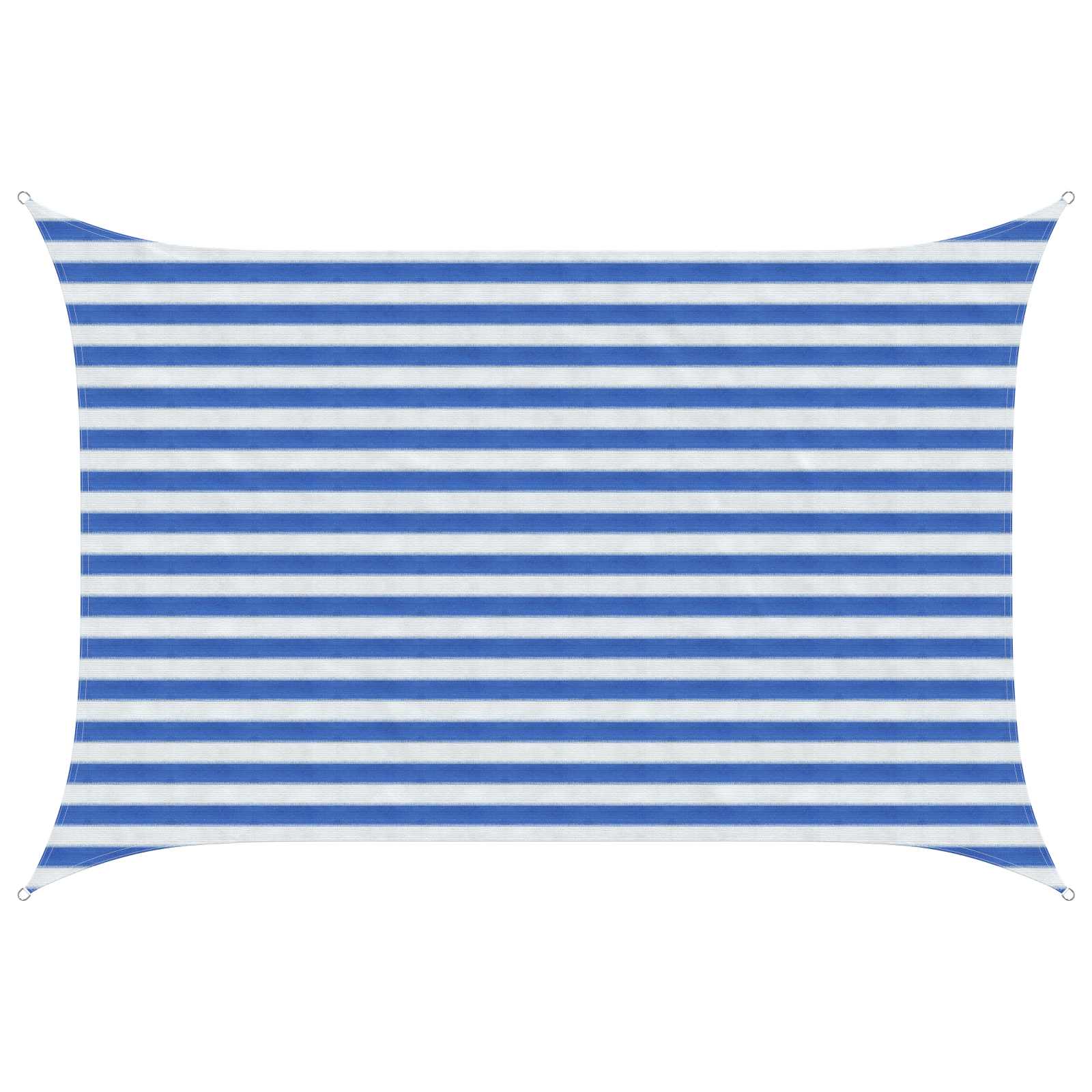 Sonnensegel Hdpe Blau Und Weiß