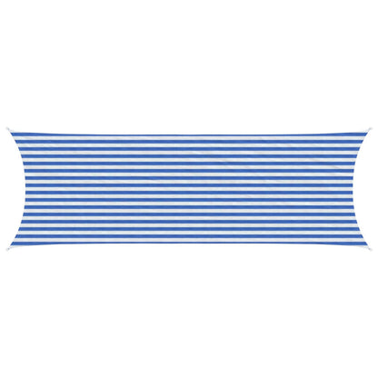Sonnensegel Hdpe Blau Und Weiß