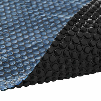 Solar Poolabdeckung Hochwertig 200 Μm Quadratisch Schwarz Und Blau