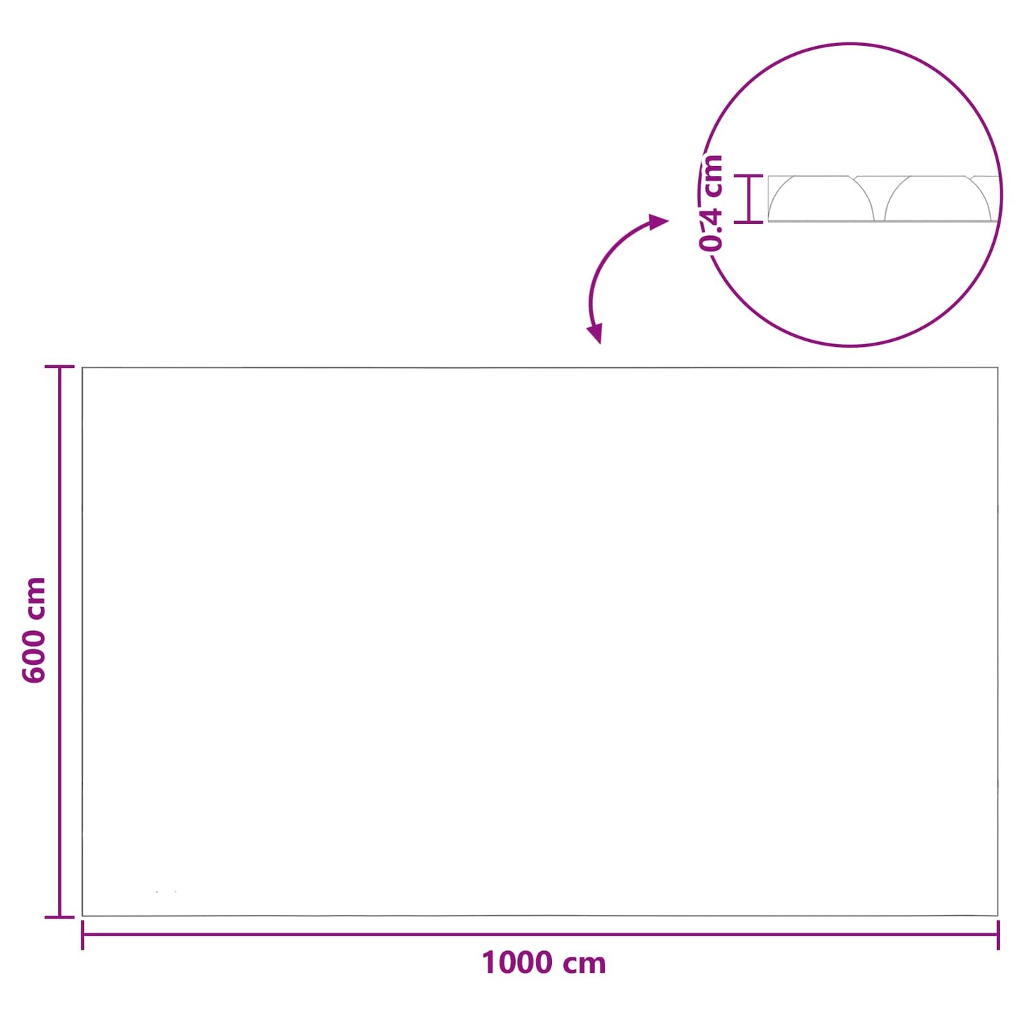 Solar Poolabdeckung Hochwertig 200 Μm Quadratisch Schwarz Und Blau