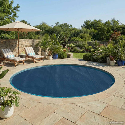 Solar Pool Cover Extra Heavy 400 Μm Rund Pe