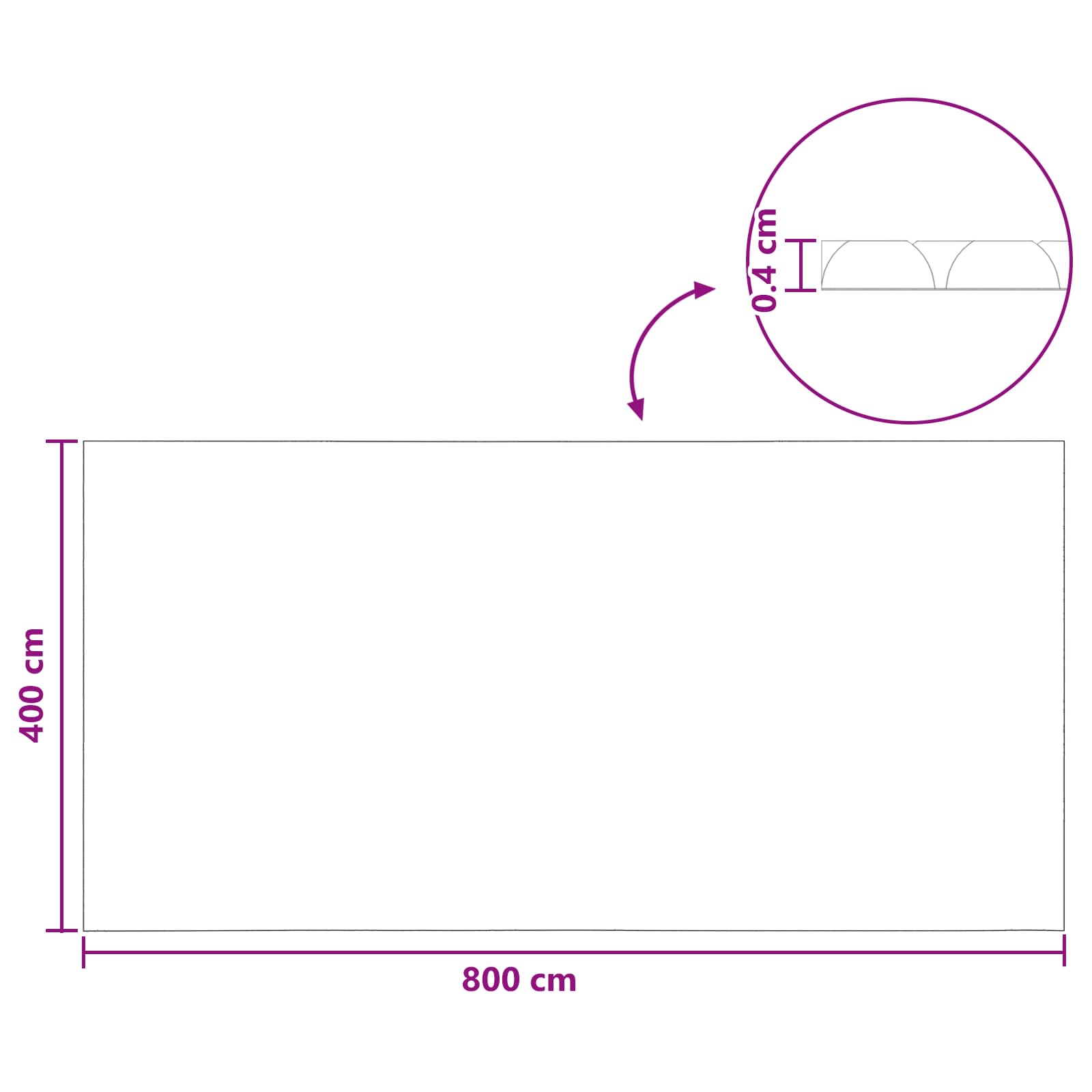 Sonnendeck Für Pools Extra Schwer , 400 Μm