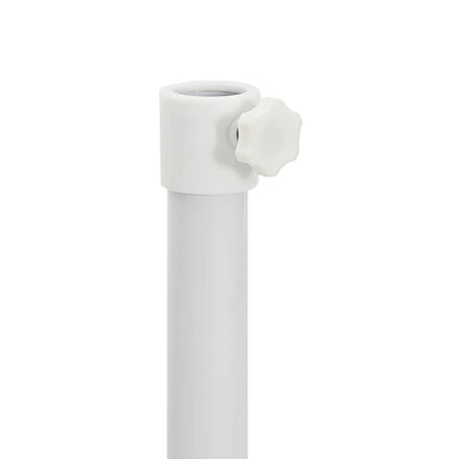 Sonnenschirmständer Weiß Stahl Für 25-32 Mm Mast