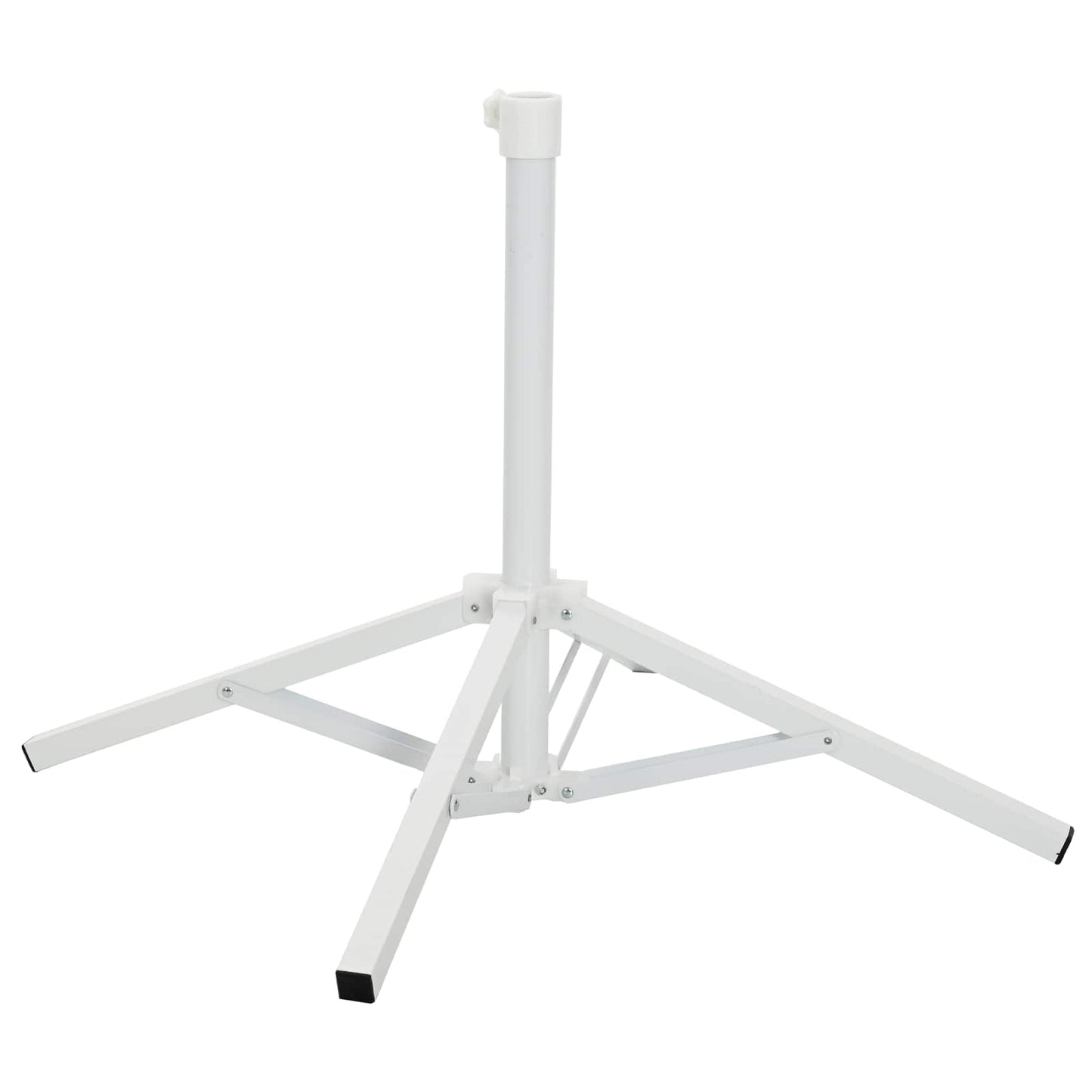 Sonnenschirmständer Weiß Stahl Für 25-32 Mm Mast