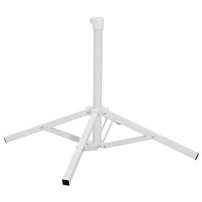 Sonnenschirmständer Weiß Stahl Für 25-32 Mm Mast