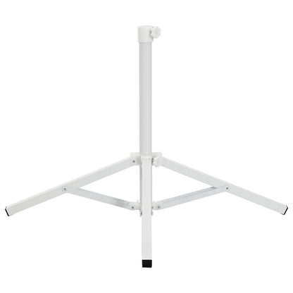 Sonnenschirmständer Weiß Stahl Für 25-32 Mm Mast