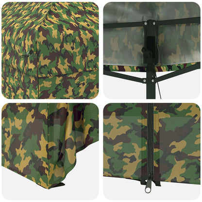 Zelt Mit 4 Seitenwänden 2,9 X 5,8 M Army Tarnung