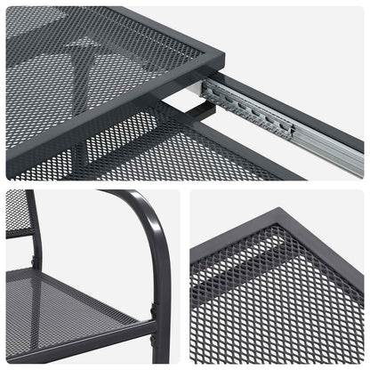 Garten Essgruppe 9 Pcs Anthrazit 212 X 90 X 76 Cm