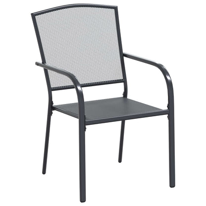 Garten Essgruppe 9 Pcs Anthrazit 212 X 90 X 76 Cm