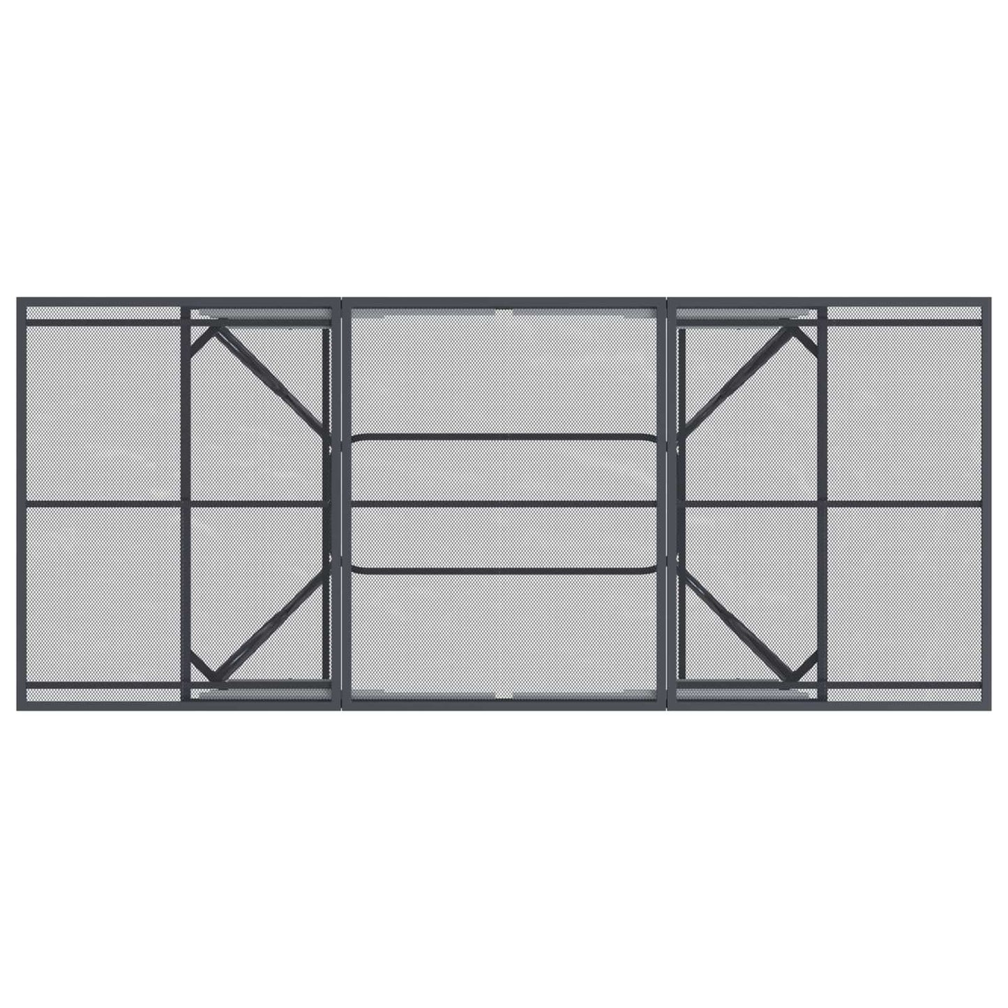 Garten Essgruppe 9 Pcs Anthrazit 212 X 90 X 76 Cm