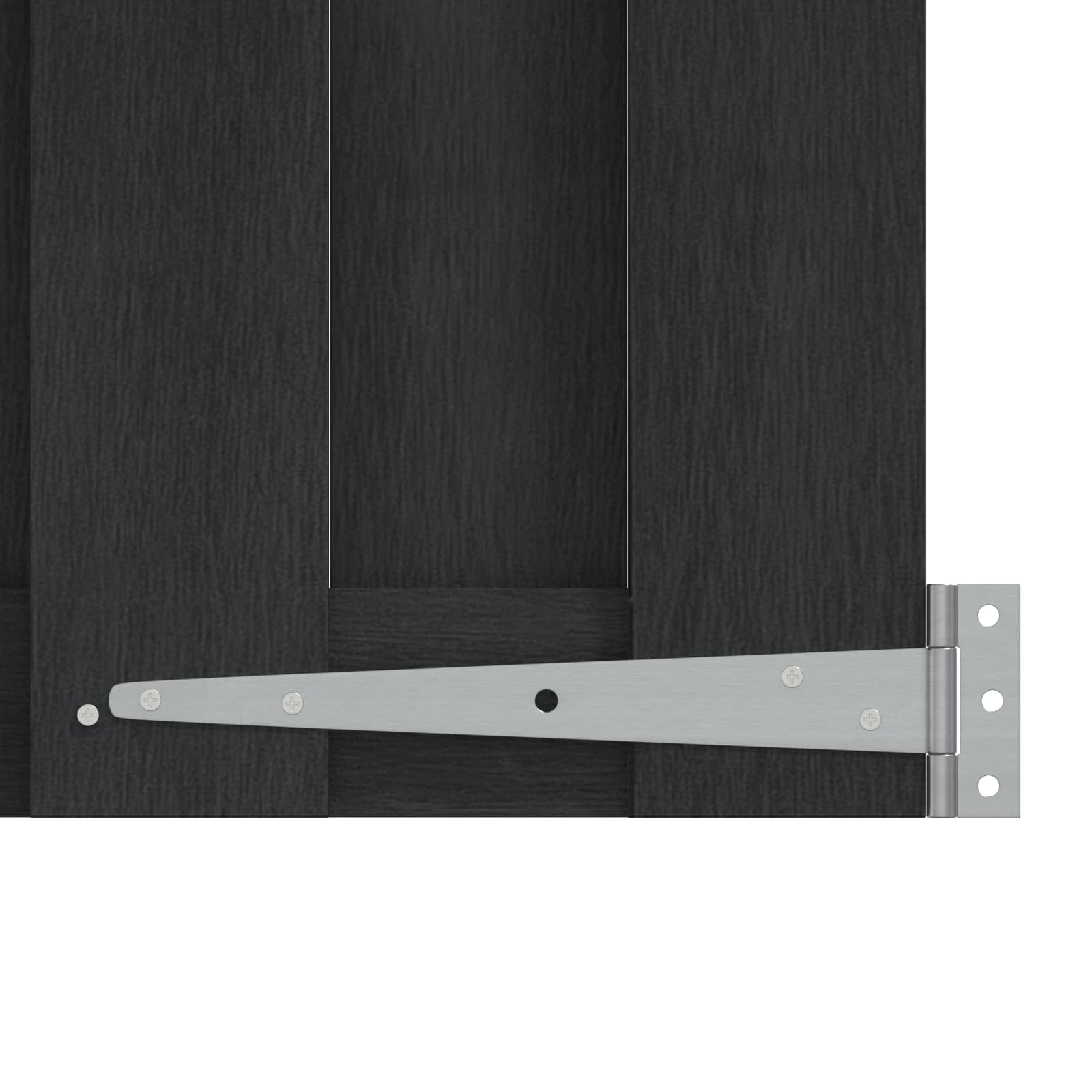 Gartentor 100 X 150 Cm Wpc Und Aluminium Schwarz