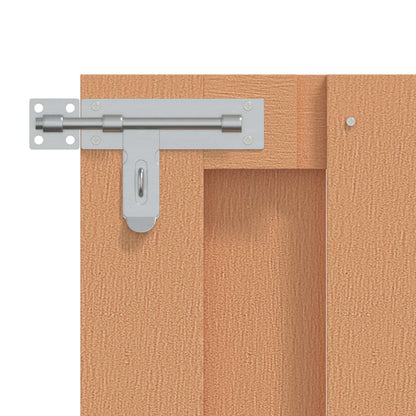 Gartentor 100 X 80 Cm Wpc Und Aluminium Braun