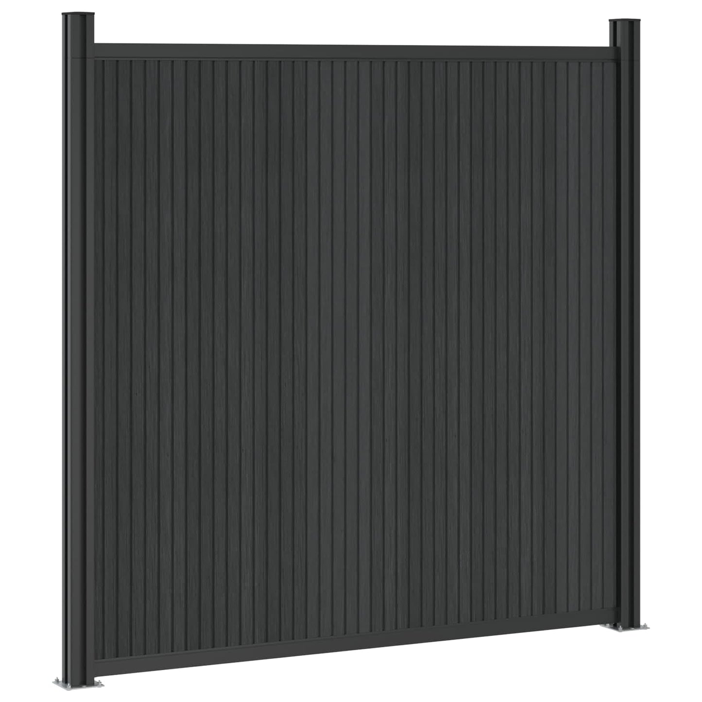 Zaunelement Wpc Und Aluminium