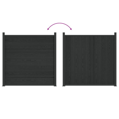 Zaunelement Wpc Und Aluminium