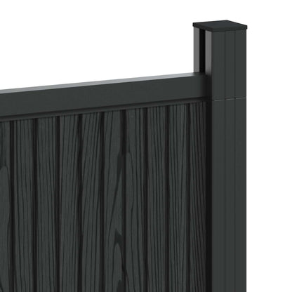 Zaunelement Wpc Und Aluminium