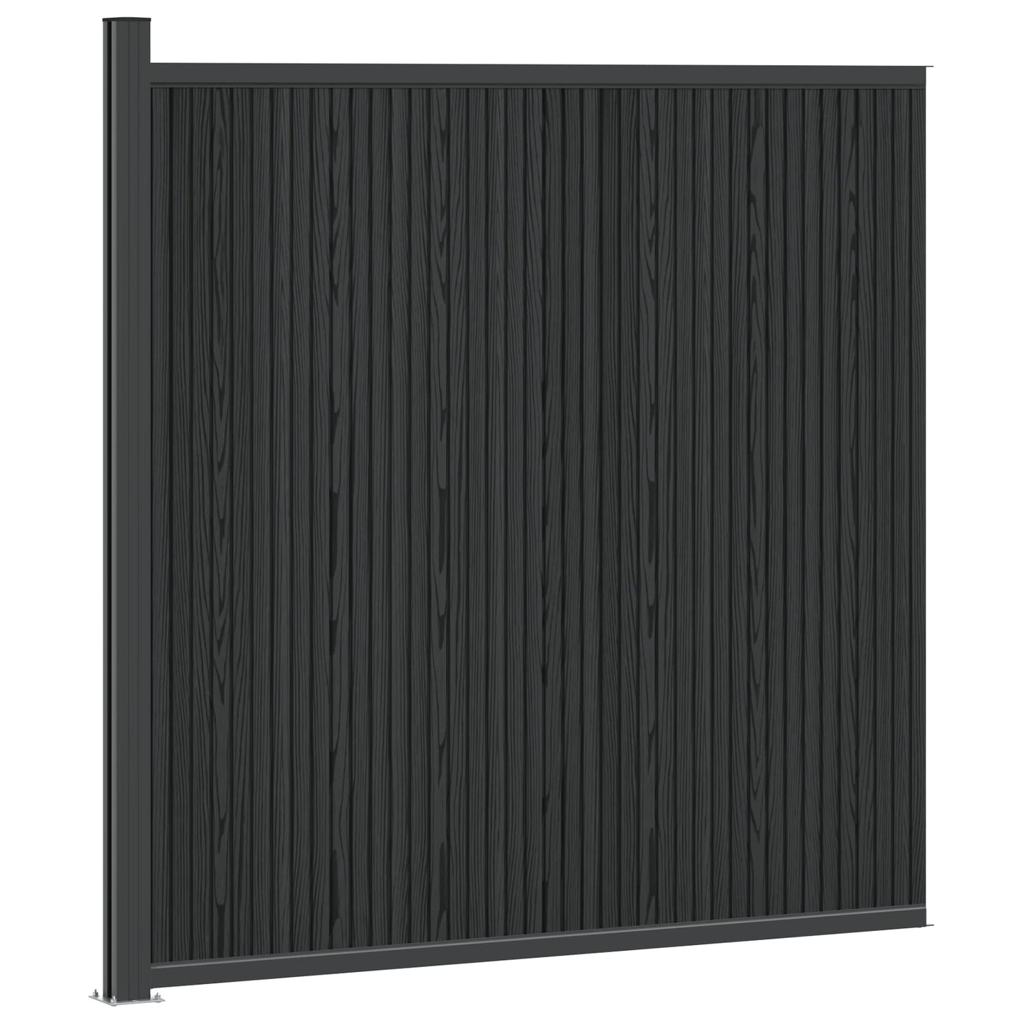 Zaunelement Wpc Und Aluminium