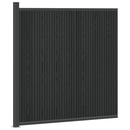 Zaunelement Wpc Und Aluminium