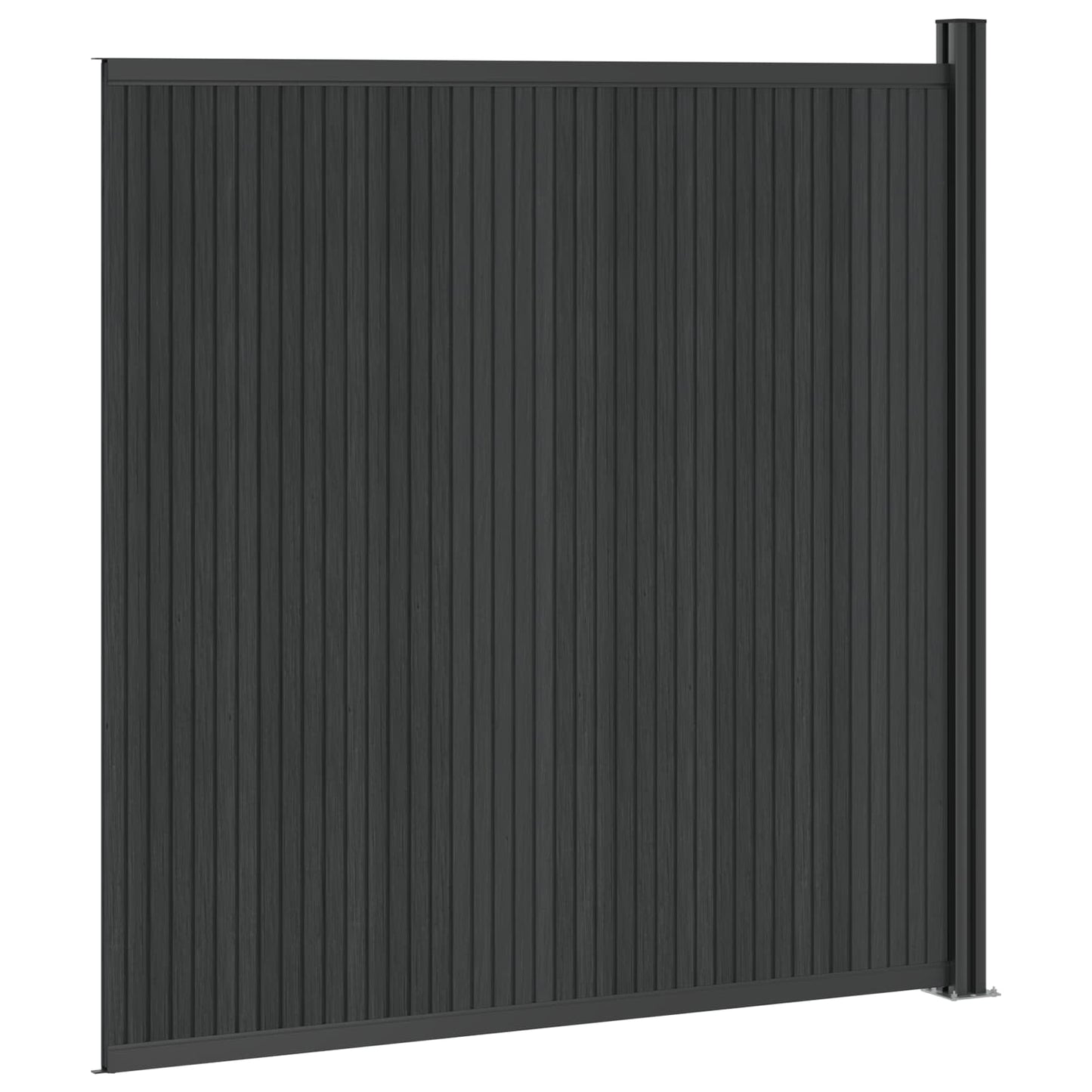Zaunelement Wpc Und Aluminium