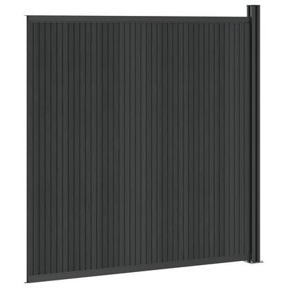 Zaunelement Wpc Und Aluminium