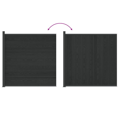 Zaunelement Wpc Und Aluminium