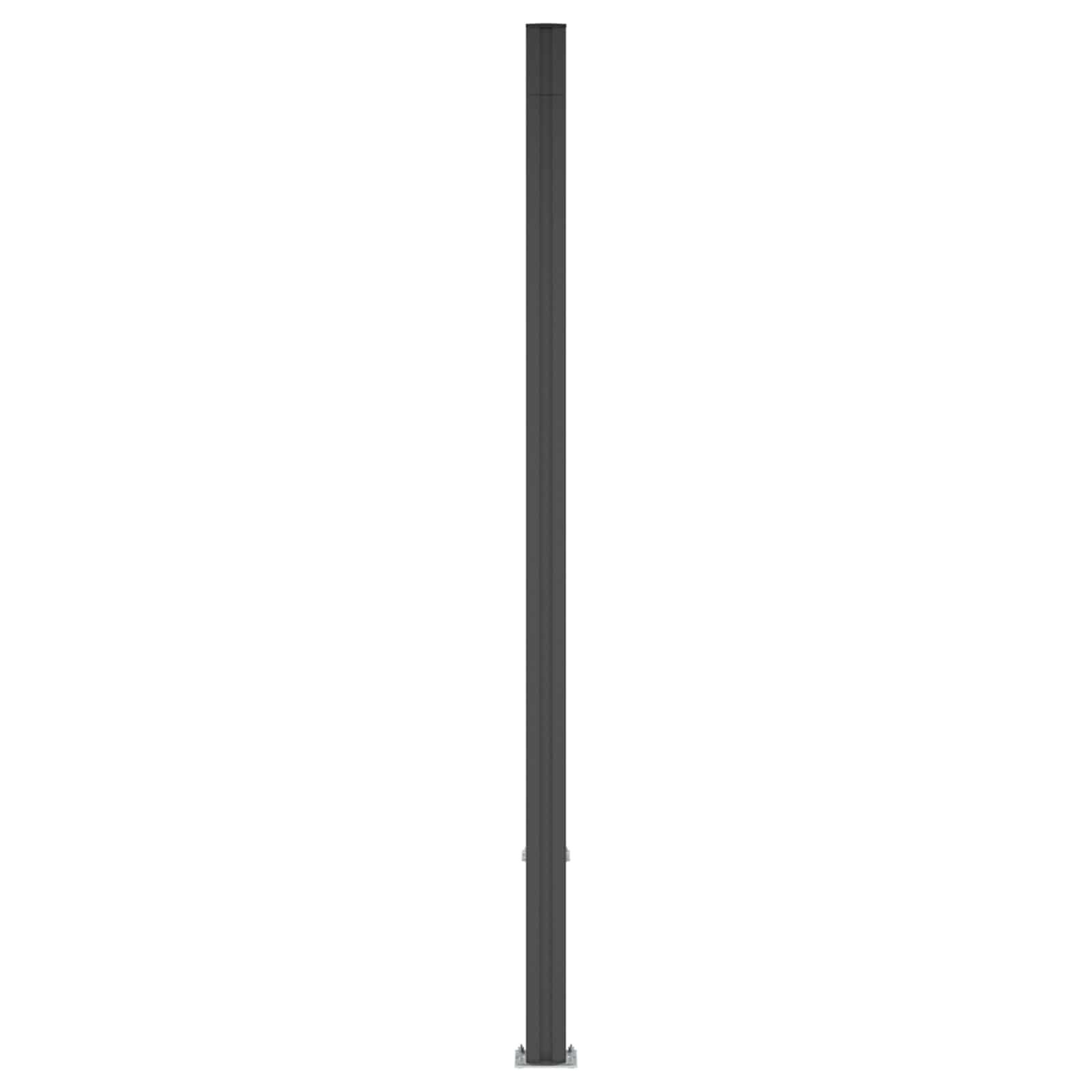 Zaunelement Wpc Und Aluminium