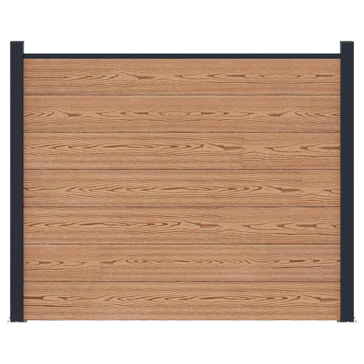 Zaunelement Wpc Und Aluminium