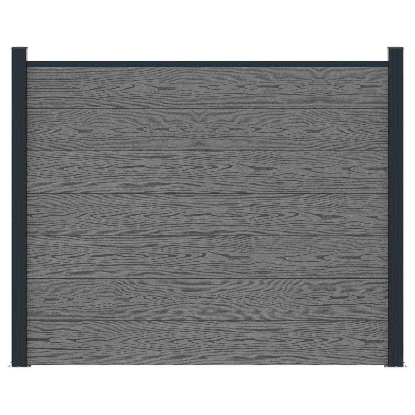 Zaunelement Wpc Und Aluminium
