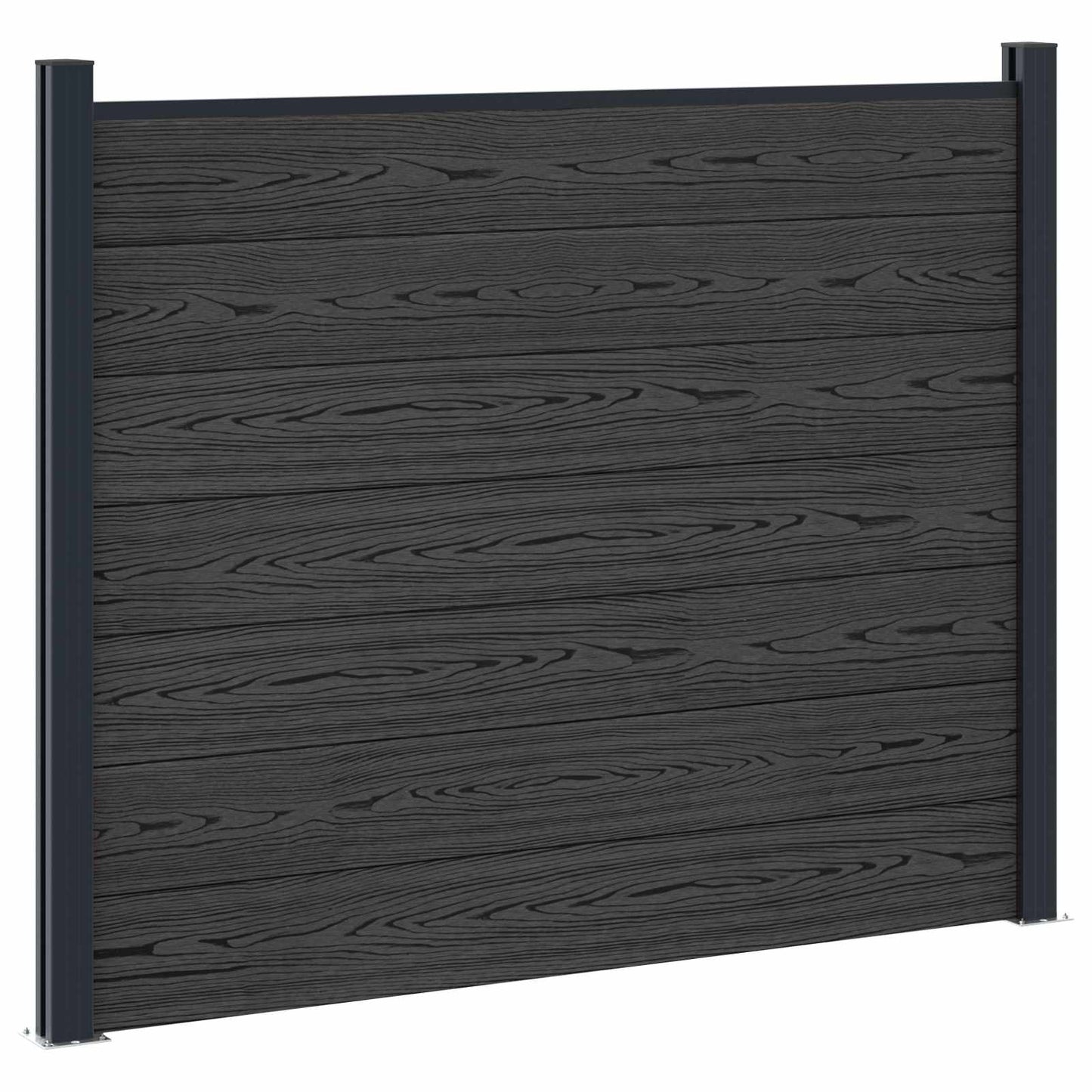 Zaunelement Wpc Und Aluminium