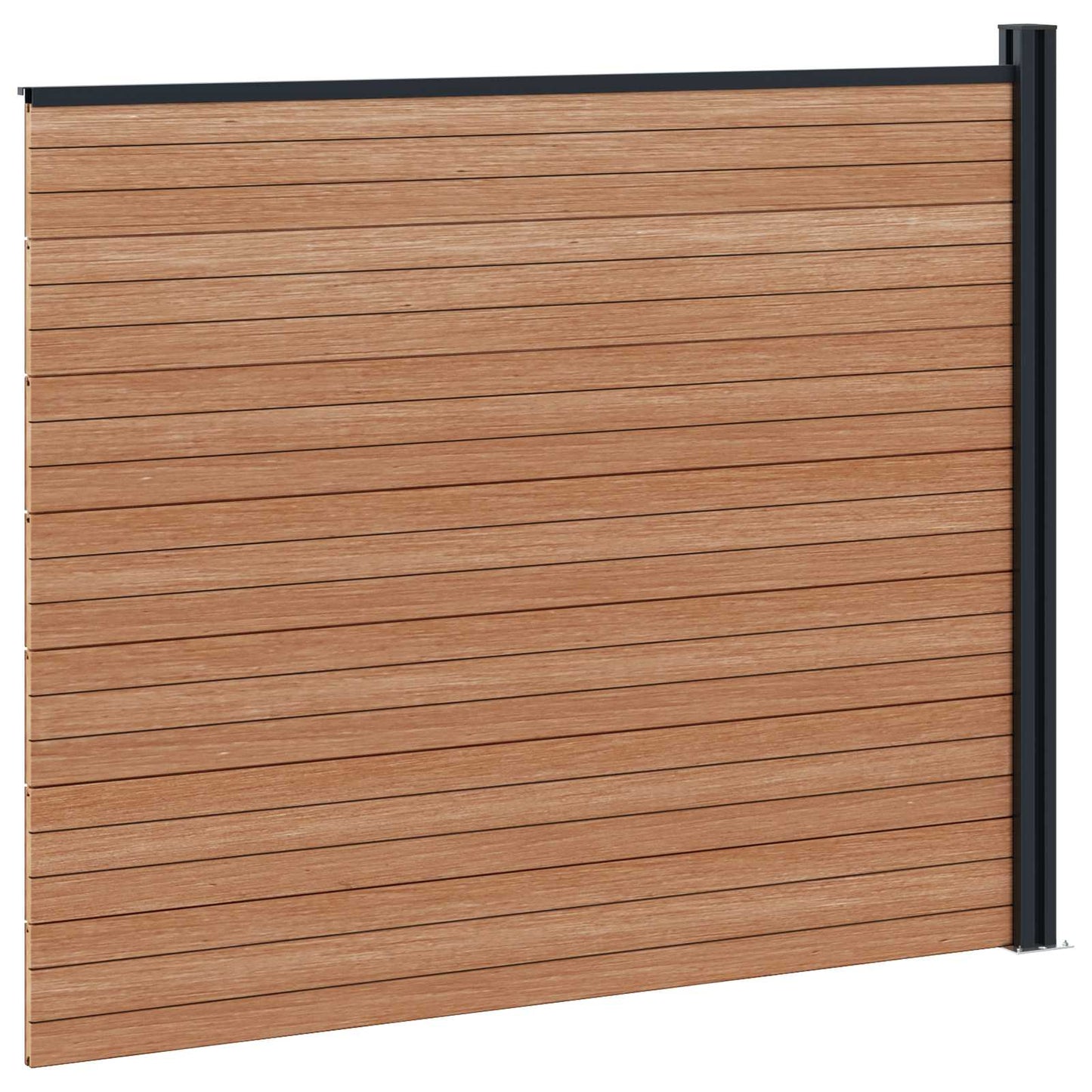 Zaunelement Wpc Und Aluminium