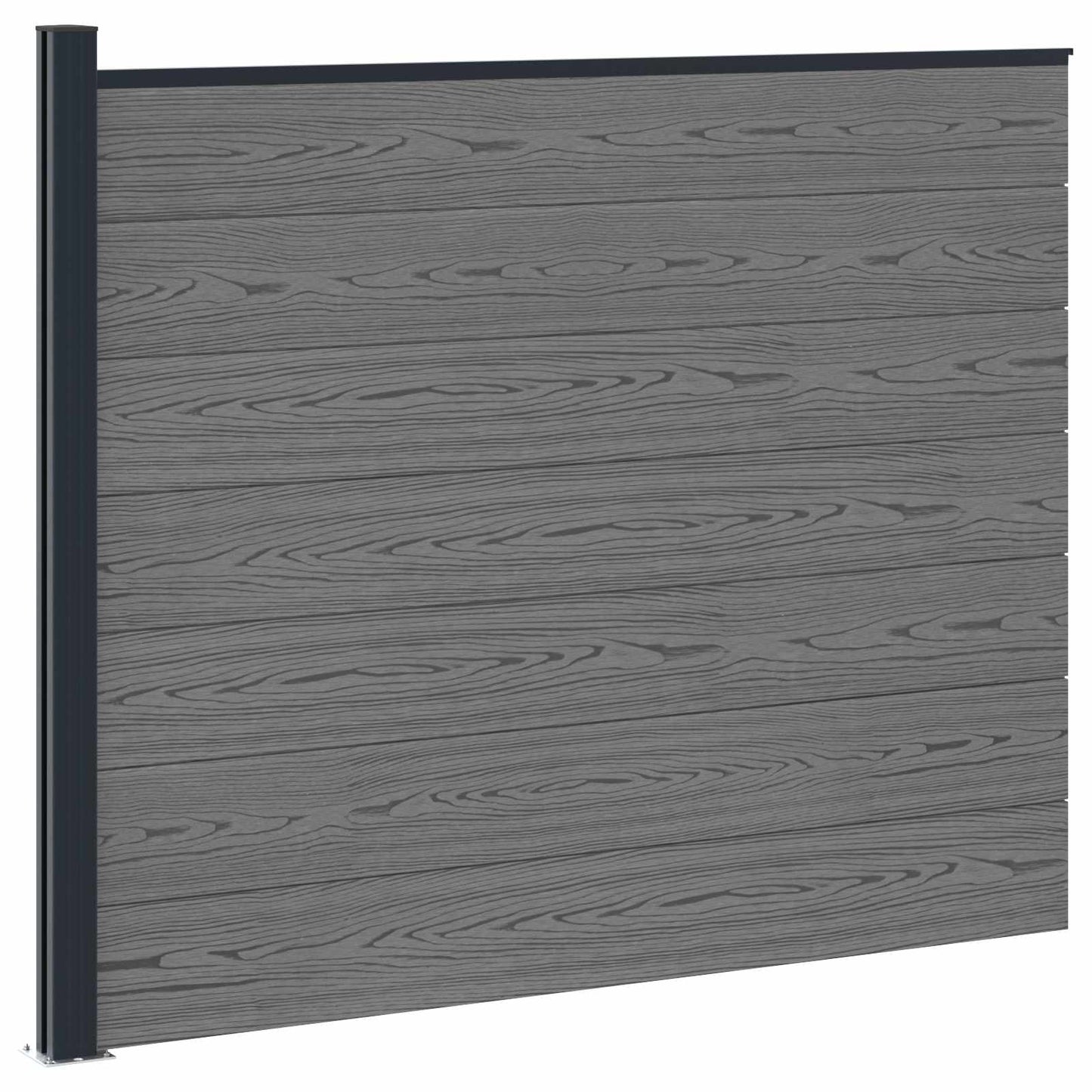 Zaunelement Wpc Und Aluminium