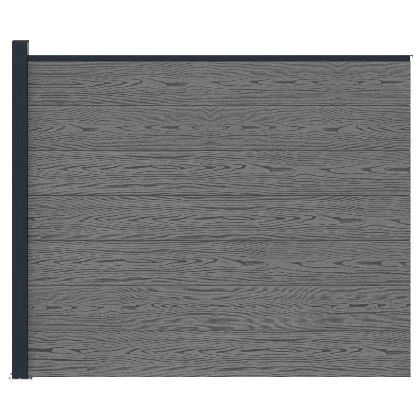 Zaunelement Wpc Und Aluminium