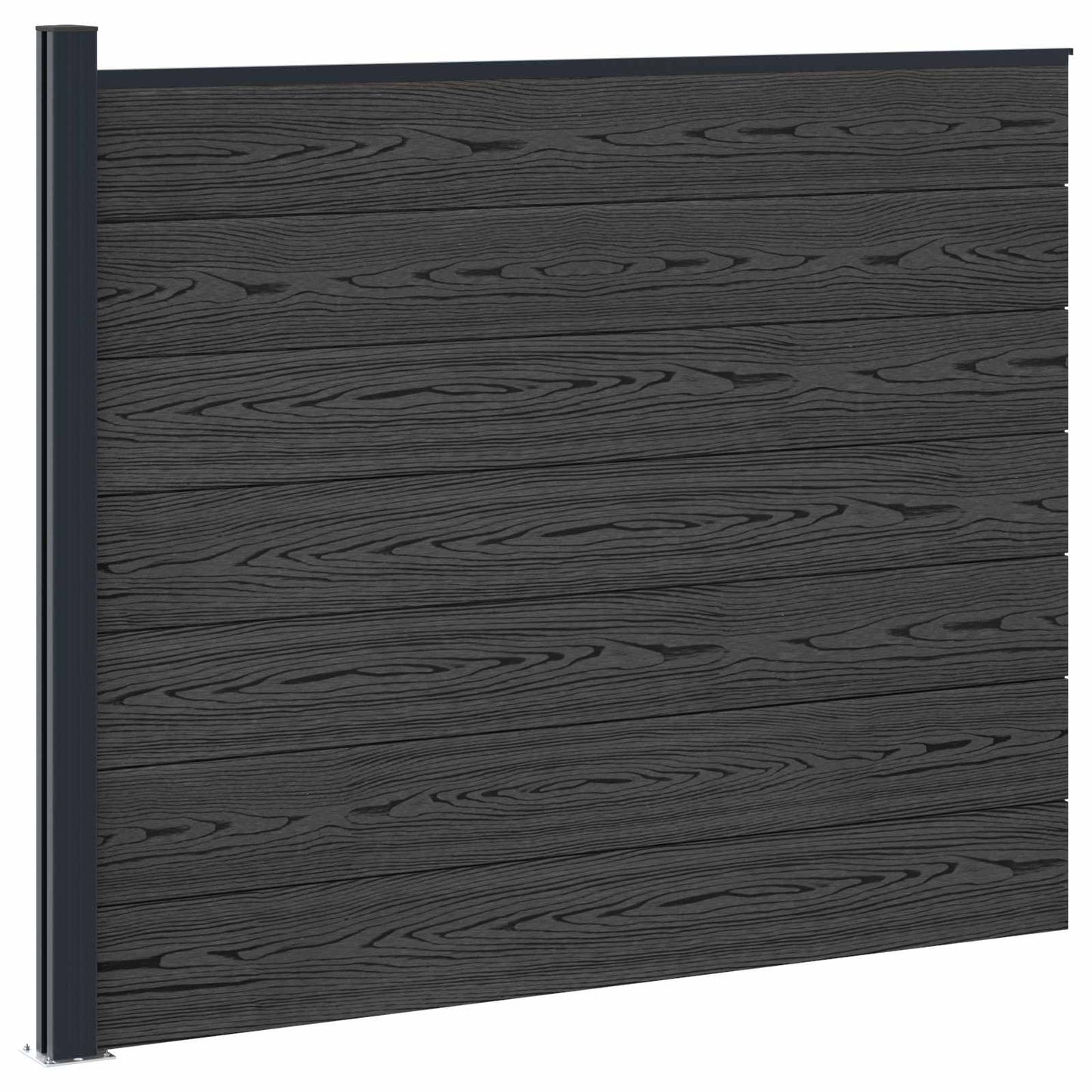 Zaunelement Wpc Und Aluminium